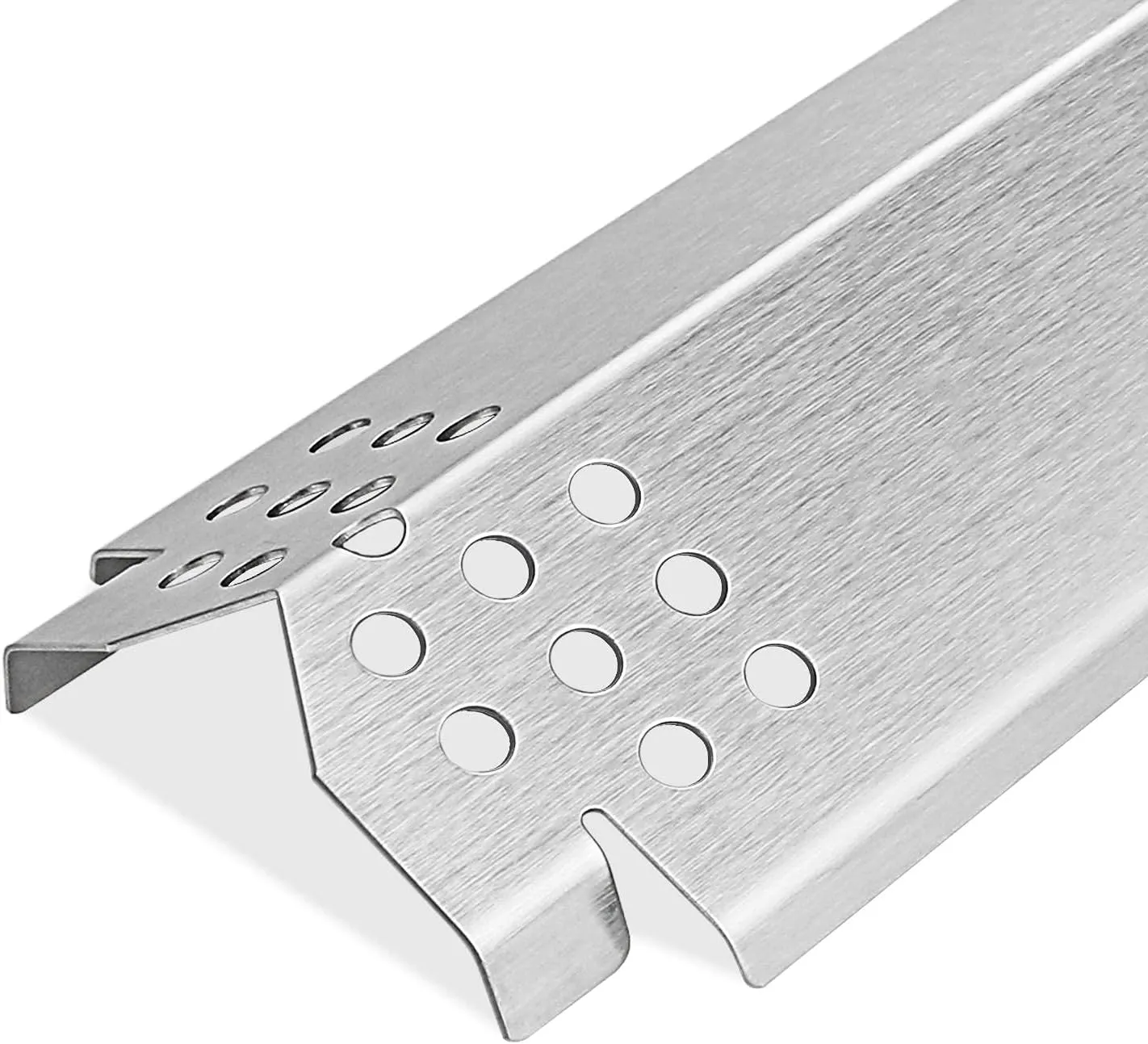 Uniflasy Grill Heat Plates Replacement Parts for Nexgrill 720-0830H, Stainless Steel Heat Tents, Burner Cover, Flame Tamer, Heat Shield for Home Depot Nexgrill 4 Burner 720-0830H, 14.6 Inch