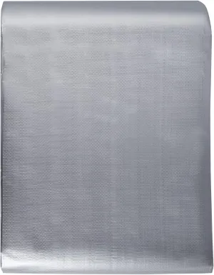 VEVOR Tarp Waterproof 16x20 ft, Plastic Poly Tarp Cover 10 Mil, Multi Purpose Tear UV and Temperature Resistant Outdoor Tarpaulin with High Durability Reinforced Grommets (Silver/Brown)