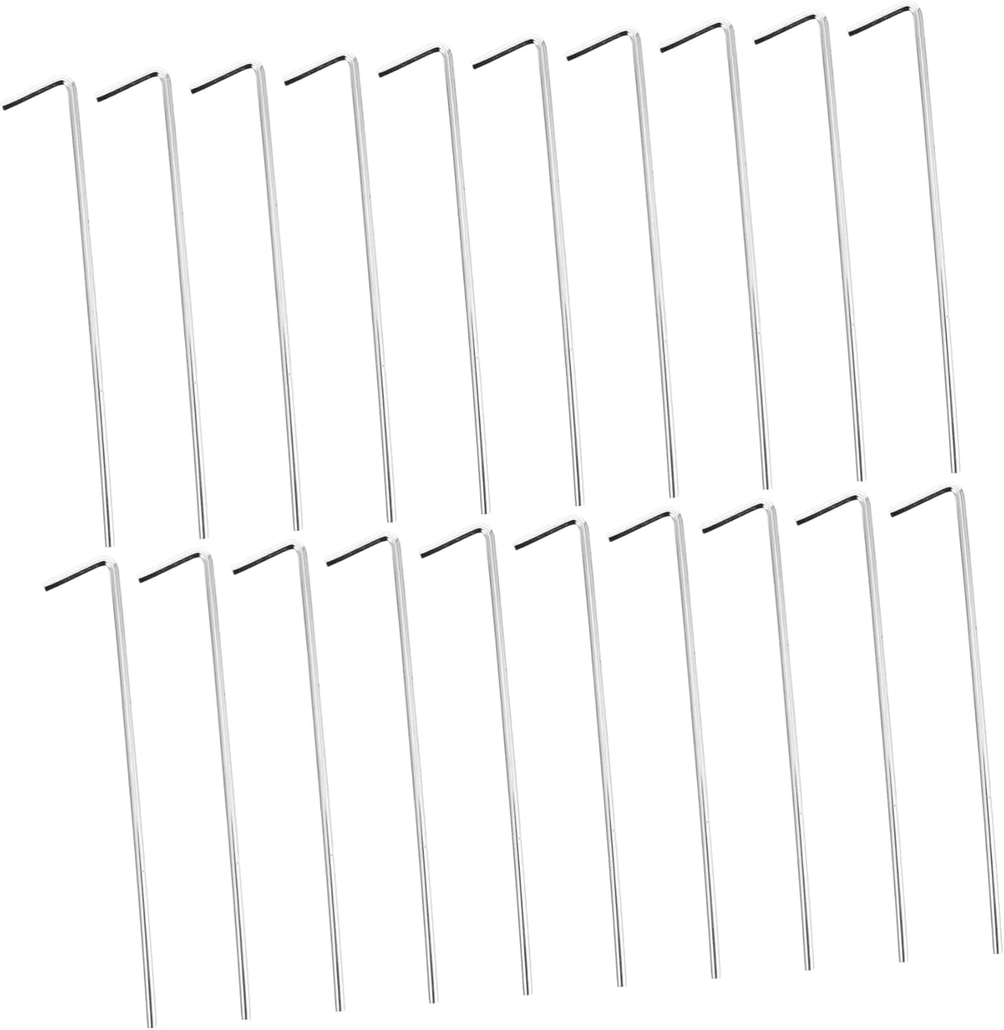 VICASKY Tent Stake Tent Nails Tarp Pegs Durable Steel Ground Nails for Outdoor Activities