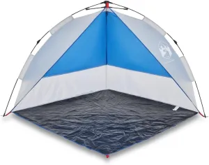 vidaXL Beach Tent, Outdoor Shelter, Foldable Camping Tent, Garden Shelter, Lightweight Tent, Beach Canopy, Azure Blue Quick Release Waterproof