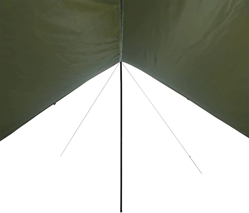 vidaXL Camping Tarp Olive Green 172.4x148.0x83.5 Waterproof