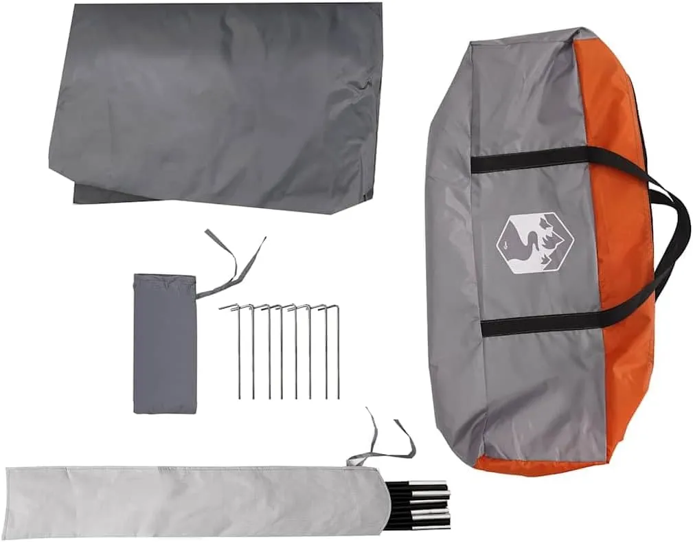 vidaXL Camping Tarp Olive Green 172.4x148.0x83.5 Waterproof