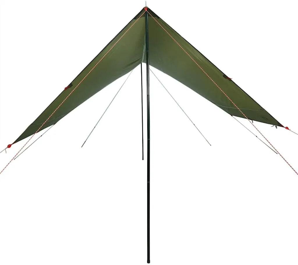 vidaXL Camping Tarp Olive Green 172.4x148.0x83.5 Waterproof