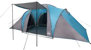 vidaXL Family Tent Dome 6-Person Blue Waterproof