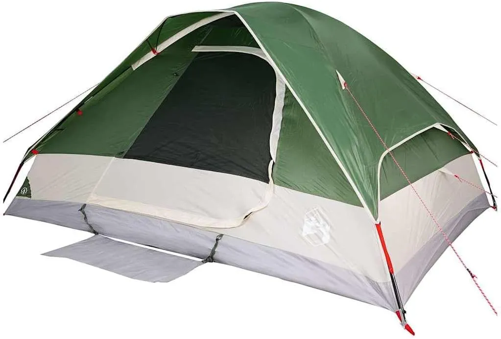 vidaXL Family Tent Dome 6-Person Green Waterproof