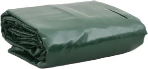 vidaXL Tarpaulin Green 13.1x13.1' 7.11 oz/ft²