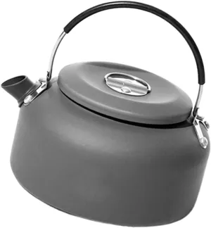 Water Kettle Camping Teapot Wear Resistant Design for Boiling Water Tea Suitable for Outdoor Hiking Fishing and Self Driving Trips