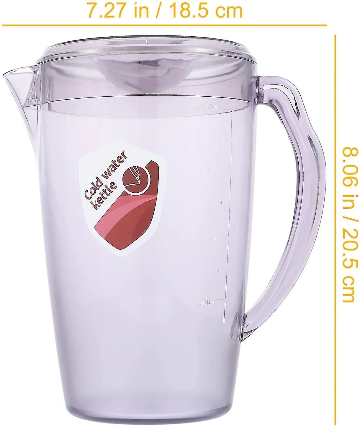 Water Resistant Plastic Jug The Heat Carafe Of Iced Tea Hot Wat