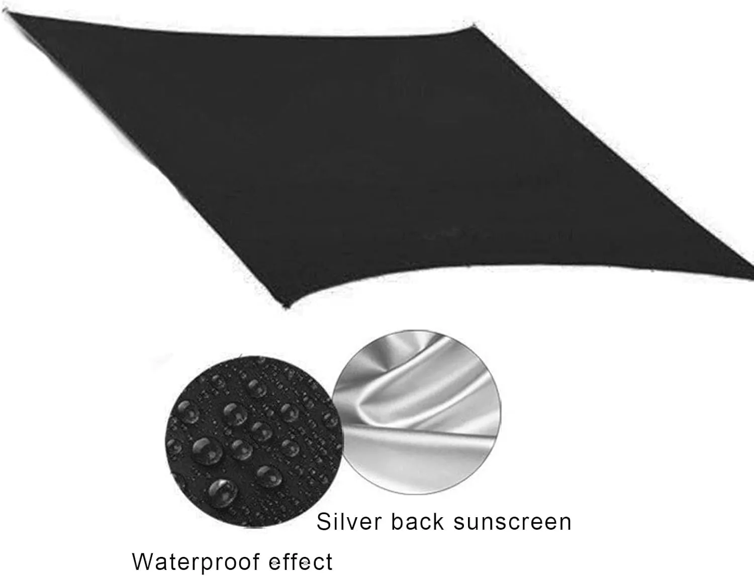 Waterproof Camping Tarp Tent UV-Resistant Multifunctional Camping Tarp Hammock Rain Fly Simple Installation Compact Tent Tarp Outdoor Travel Canopy with Nails Kit