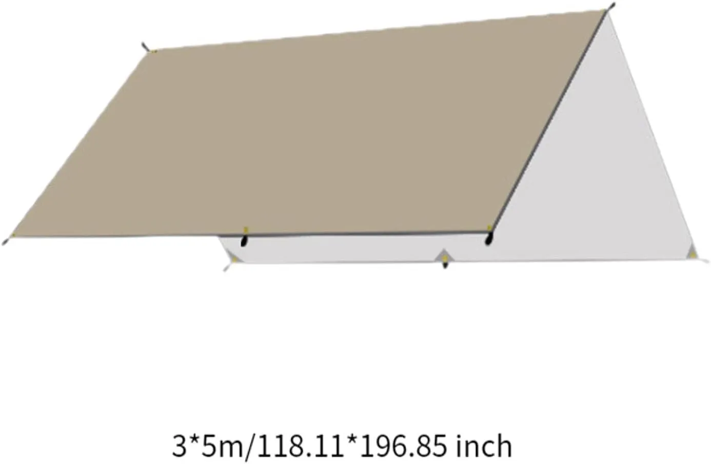 Waterproof Canopy Tarp for Camping and Outdoor Use