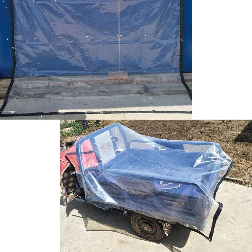 Waterproof Cover Tarp Tarpaulin Sheet,Sunshade Net, Shade Cloth, Waterproof Heavy Duty Balcony Window Tent, Indoor Outdoor Insulation Greenhouse Film,a,1 * 2M