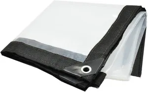 Waterproof Cover Tarp Tarpaulin Sheet,Sunshade Net, Shade Cloth, with Eyelet Durable Uv Resistant Tarp for Pool Patio Kennel Car Roof Covers,Thickness: 0.12 Mm,E,5 * 5M