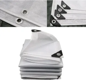 Waterproof Tarp Tent Cover Tent Tarps Waterproof Under Tent for Under Tent Multi Purpose Protective Cover Durable Waterproof Weather Proof Rip and Tear Resistant 2.46ft x 6.56ft White