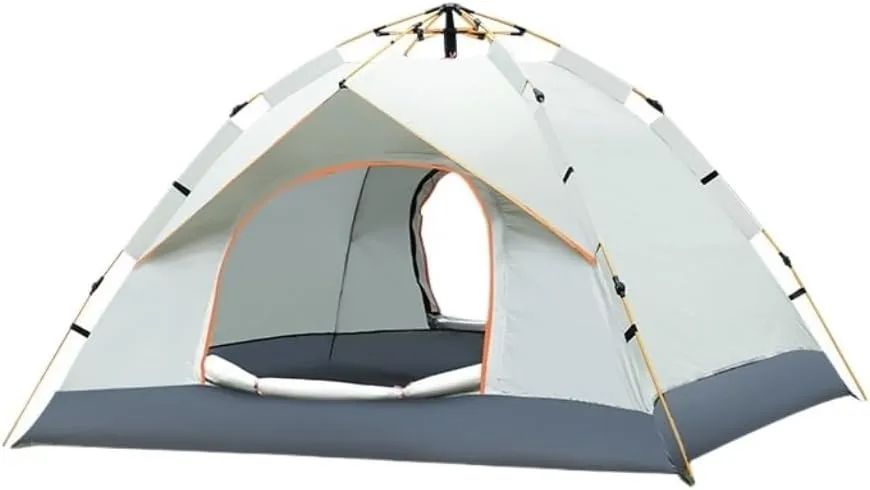 Weatherproof Tents Tent Outdoor Camping Automatic Tent Quick-Open Camping Fake Double-Layer Folding Camp Tent Camping Equipment Camping and Hiking Tents