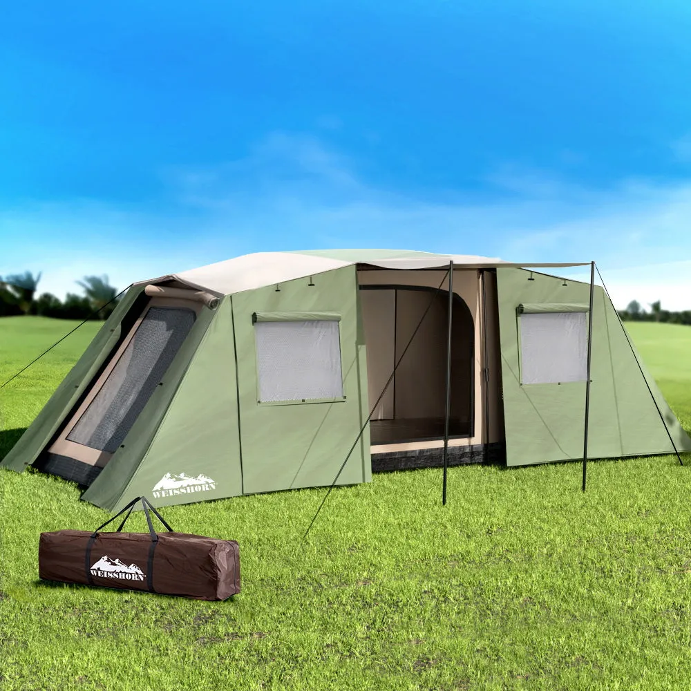 Weisshorn Instant Up Camping Tent 10 Person Outdoor Family Hiking Tents 3 Rooms-VIC_Rural