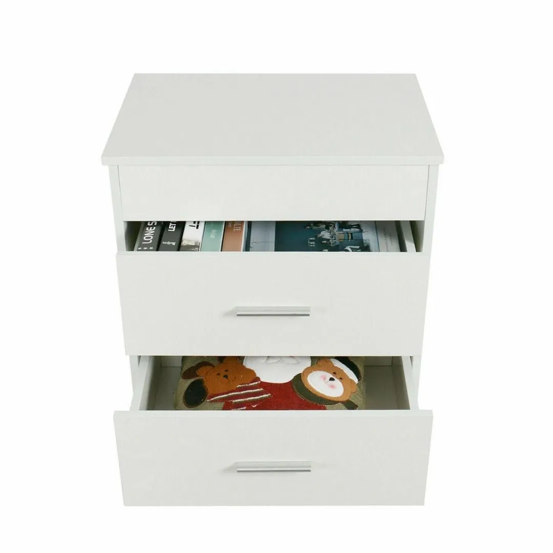 Wooden Side Table with Extendable Cover Top