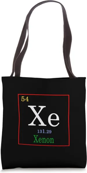 Xenon Element Periodic Table Chemistry Tote Bag