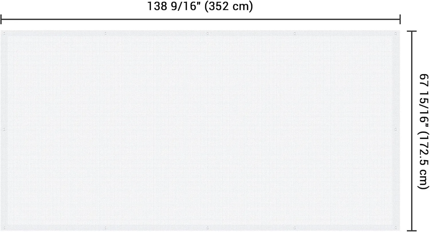 Yescom Clear Tarp Heavy Duty Waterproof 6x12Ft 14Mil for Greenhouse Outdoor Garden Chicken Pen Trailers UV Resistant Large Tarpaulin with Grommets