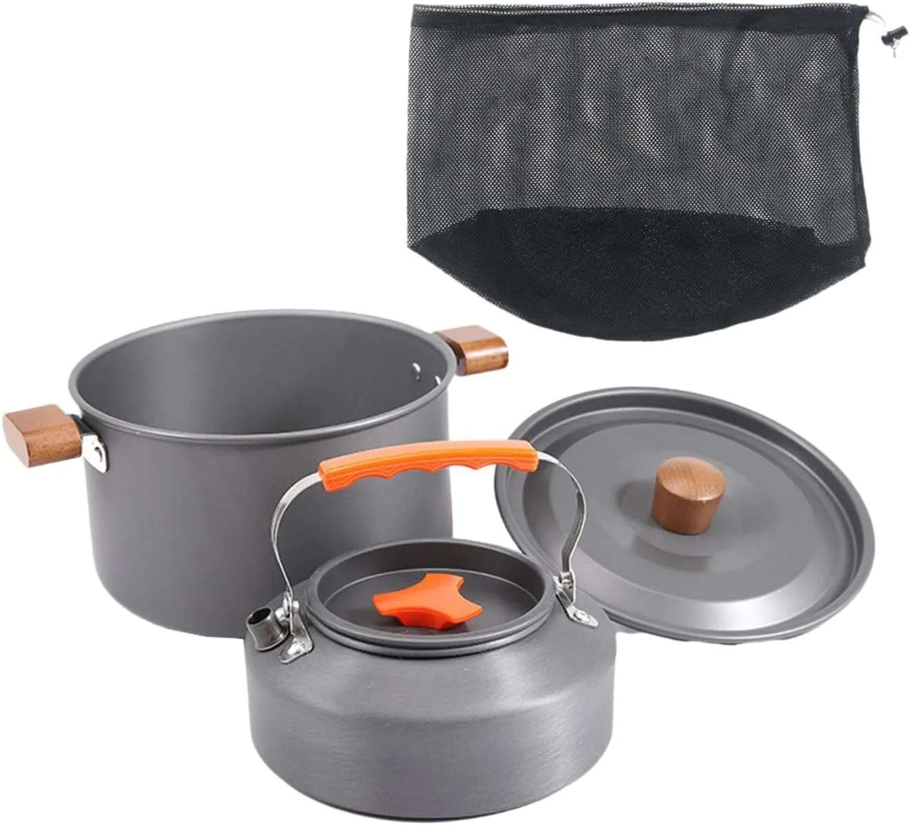 YIJU Camping Cooking Set with Lid and Compact Pot for Outdoor Adventures