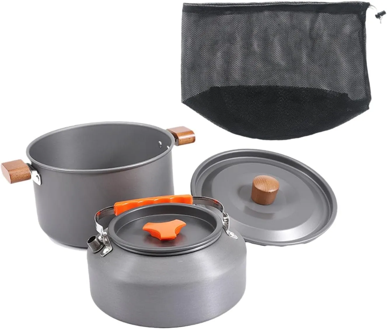 YIJU Camping Cooking Set with Lid and Compact Pot for Outdoor Adventures