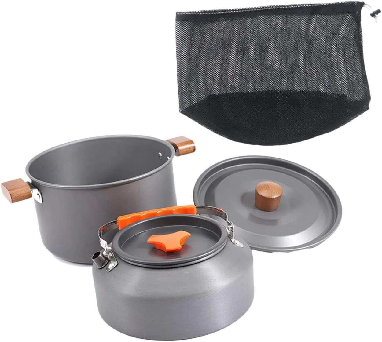 YIJU Camping Cooking Set with Lid and Compact Pot for Outdoor Adventures