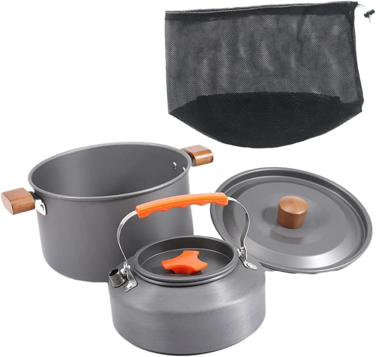 YIJU Camping Cooking Set with Lid and Compact Pot for Outdoor Adventures