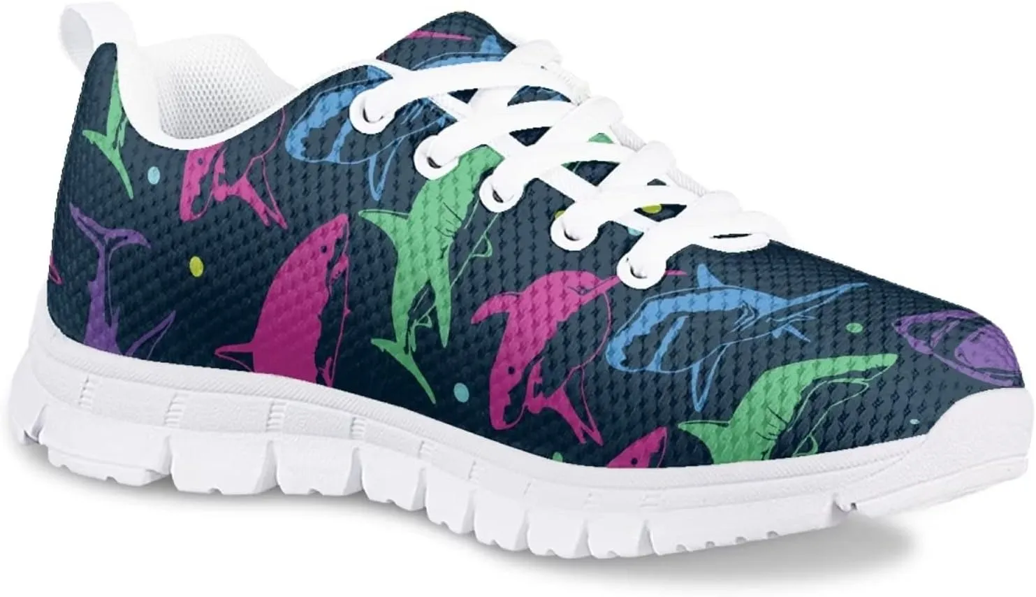 Yzaoxia Tennis Shoes for Kids Girls Size 11-5 Lightweight Walking Shoes Lace Up Athletic Shoes