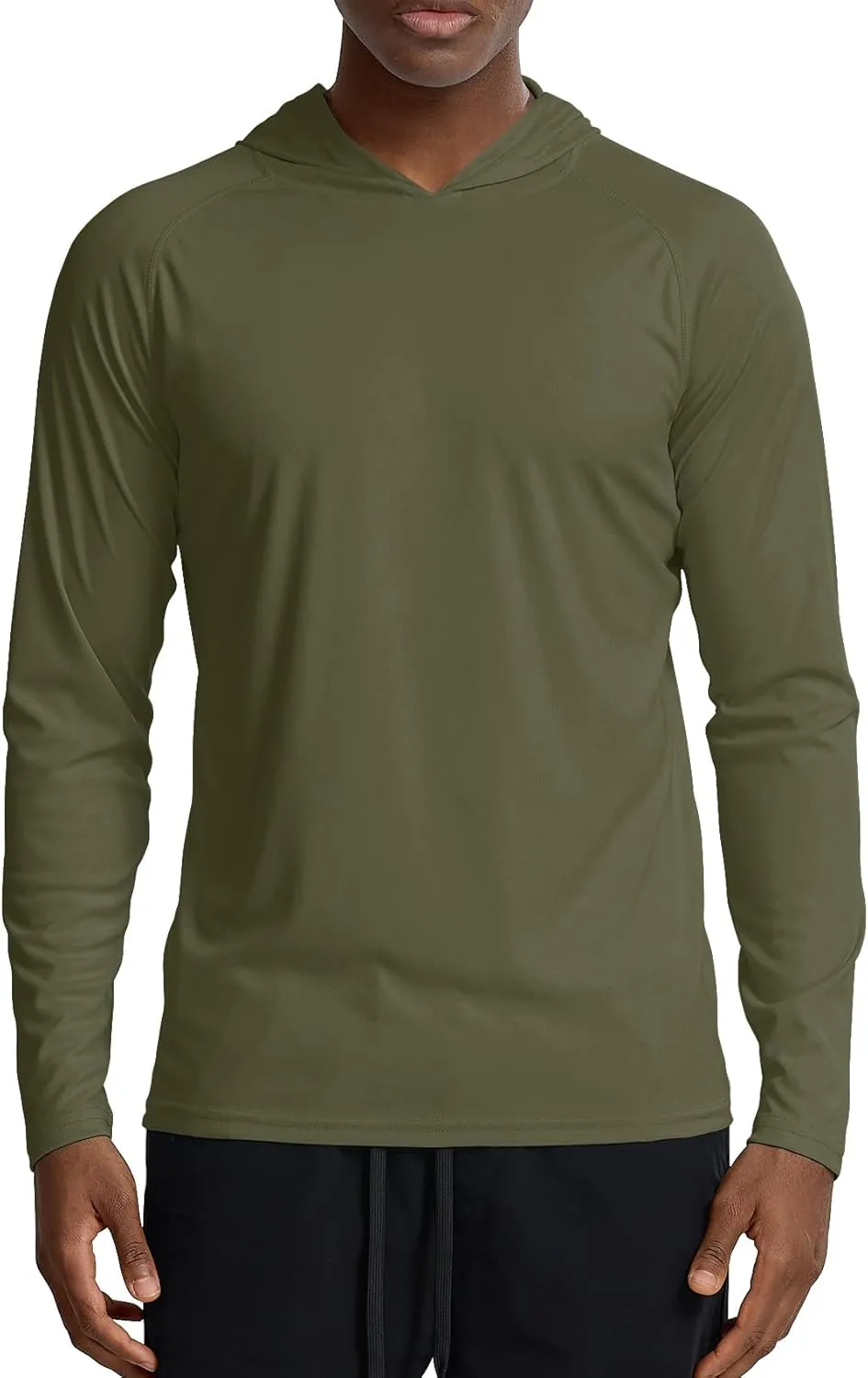 Zengjo Men's Lightweight Pullover Hoodie - Hooded Long Sleeve Workout Shirts