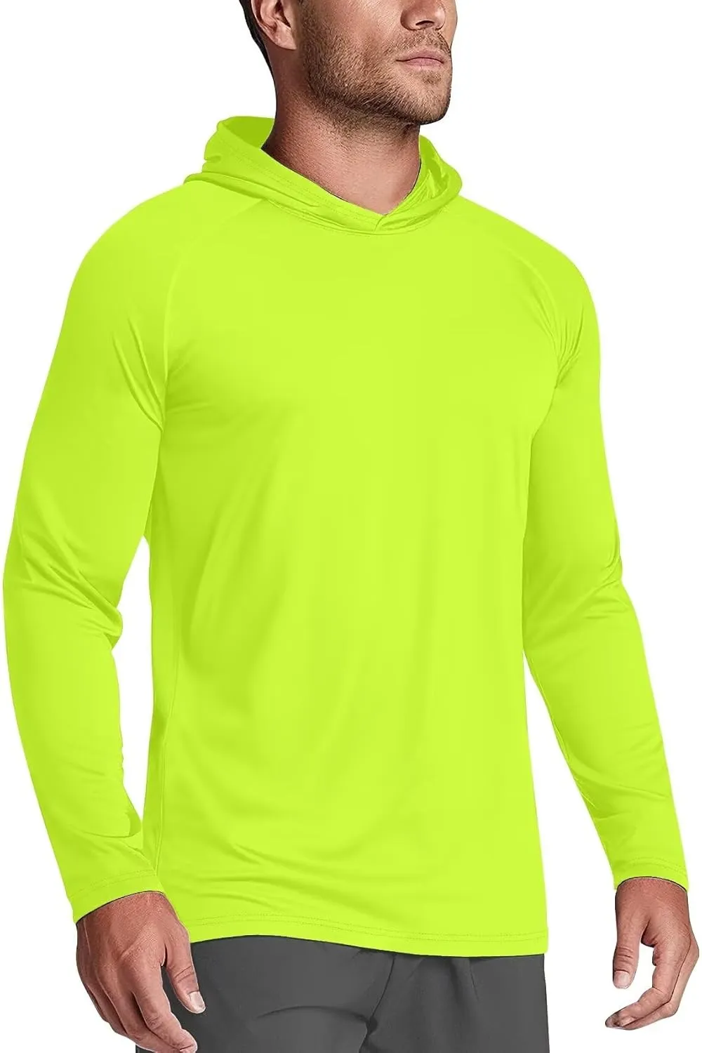 Zengjo Men's Lightweight Pullover Hoodie - Hooded Long Sleeve Workout Shirts