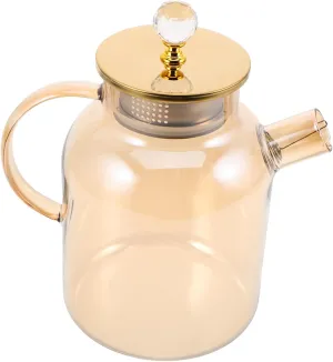 Zerodeko Elegant Glass Cold Water Bottle Large Size Heat Resistant Kettle Drip-free Pitcher Odorless Perfect for Home Restaurant