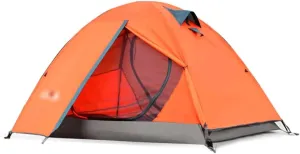ZUMAHA Tent Outdoor Double Tent，Double Layer Beach Tent with High-Density Network Yarn，Waterproof Awning Ultralight Folding Camping Tent Portable